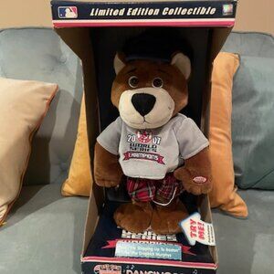 Collectable red Sox Papelbon Dancing Bear wearing Kilt
